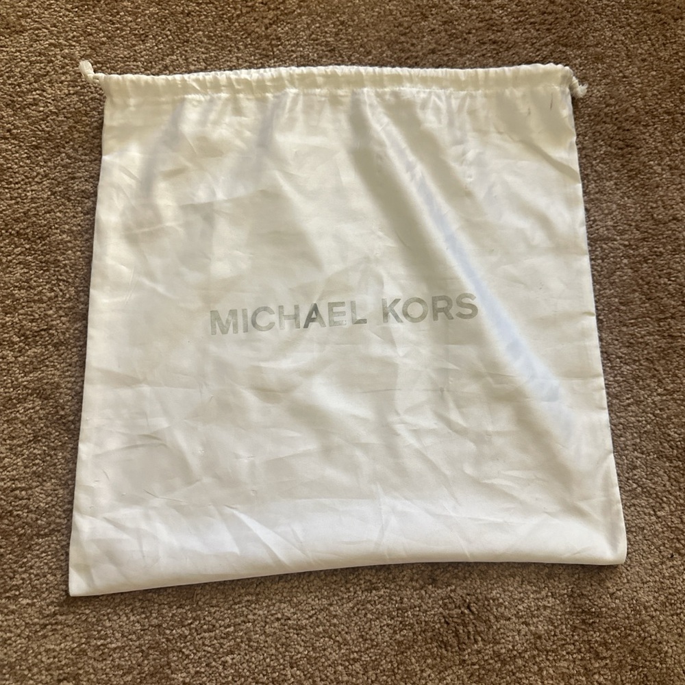 Michael Kors Cream Drawstring Dust Pouch